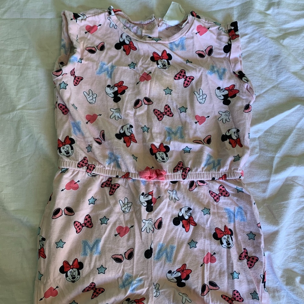 H&M/ Disney collaboration Minnie Mouse romper 12m